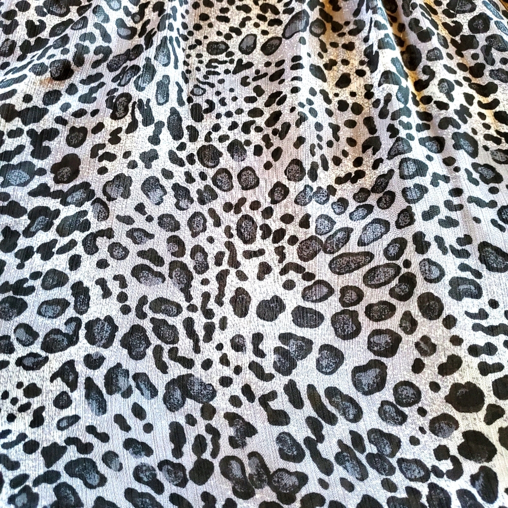 High low leopard print dress